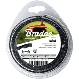 Волосінь для тримера Bradas TWIST "кручена" 2,7мм х 15м ZTS2715B