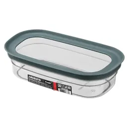 Пищевый контейнер Ardesto Fresh 0.65л, пластик, прямоугольная, серый (AR1307GG)