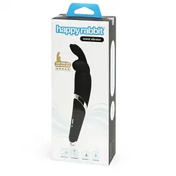 Вібратор масажер чорний Happy Rabbit (Велика Британія) HR74313 103146 - мініатюра 4