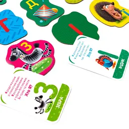 Дитяча настільна гра "Абетка" для найменших Vladi Toys 21,5х21,8х6 см det0012927 - мініатюра 3