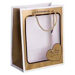 Подарунковий пакет Yiwu Love  18×10×23 см 12 штук HP-10359-17 - мініатюра 8