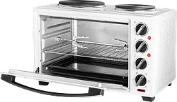 Електродуховка з конфорками ECG ET 32303 White 30 л - мініатюра 5