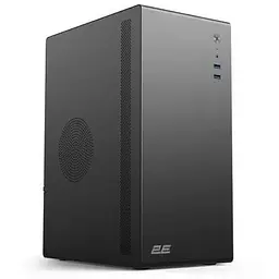Корпус 2E Credo V200B, чорний, 400 Вт, Mini Tower, для Micro ATX / Mini ITX, 2xUSB 3.0, макс. CPU - 140 мм / VGA - 250 мм, 1x80 мм