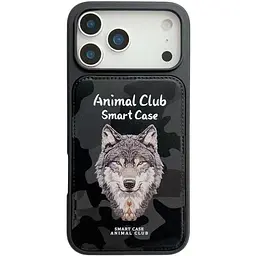 TPU+PC чохол Animal Club для Apple iPhone 17 Pro (6.3) Black - мініатюра 2