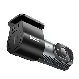 Автомобільний відеореєстратор Hoco DV13 720P 25fps WI-FI Сірий - мініатюра 2