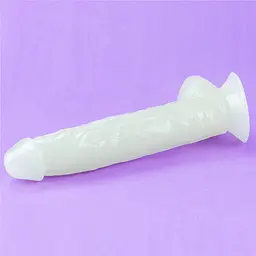 Неоновий фалоімітатор LoveToy Lumino Play 26 см блакитний - мініатюра 17