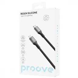 Кабель Proove ReGen Silicone Type-C to Lightning 27W (1m) black - мініатюра 3