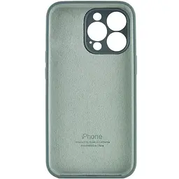 Чохол Silicone Case Full Camera Protective AA для Apple iPhone 14 Pro 6.1" Зелений / Pine green - мініатюра 2