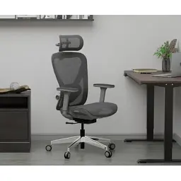 Офісне крісло Mealux Q1 Air Grey (HF-Q1 M/G) - мініатюра 12