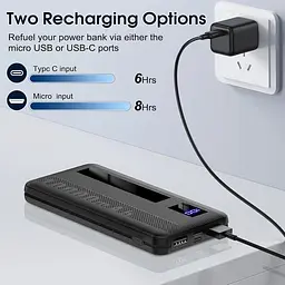 Портативний зарядний пристрій ємністю 10 000 мАг швидка зарядка 15 Вт з USB C - мініатюра 7