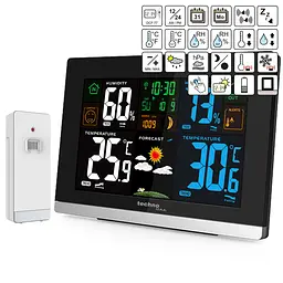 Метеостанція Technoline WS6462 Black (WS6462), Чорний - мініатюра 9