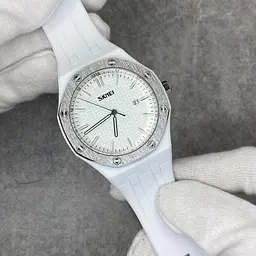 Наручний годинник 9299WT White Skmei acs0029775 - мініатюра 4