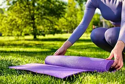Килимок для йоги та фітнесу Power System PS-4014 PVC Fitness-Yoga Mat Purple (173x61x0.6) (PS-4014_Purple) - мініатюра 6