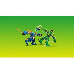 Конструктор LEGO Ninjago Битва робота дракона Джея 107 деталей (71853) - мініатюра 7