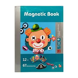 Набір для творчості Клоун Bambi магнітна книга 26х19х4 см igr0001421 - мініатюра 1