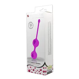 Вагінальні кульки Pretty Love Kegel Tighten Up II, 16.3 см, фіолетовий - мініатюра 8