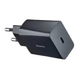 Мережевий зарядний пристрій Baseus Speed Mini Quick Charger 1C 20W EU Чорний