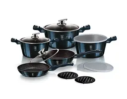 Набір посуду Metallic Line Aquamarine Edition Berlinger Haus kuh0013244
