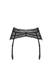 Пояс для панчох Obsessive Medilla XL/2XL чорний - мініатюра 5