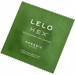 Презерватив Lelo HEX Condoms Organic Sachet - мініатюра 2
