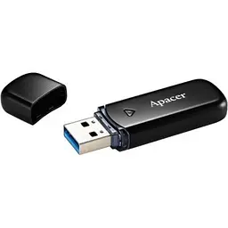 USB флеш накопичувач Apacer 128GB AH355 Mysterious Black USB 3.2 (AP128GAH355B-1) - мініатюра 3