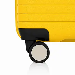 Валіза з поліпропілену Snowball 33703 велика 101л жовта (33703-L-Yellow) - мініатюра 6