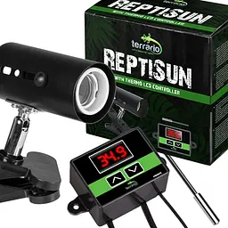 Світильник з затискної ручкою і термостатом ReptiSun Temperature Control 200W - мініатюра 6