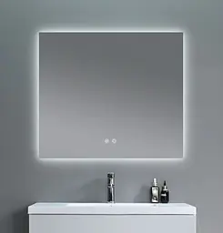 Дзеркало Qtap Taurus (TA1) прямокутне з LED-підсвіткою Touch, антизапотіванням QTTAU100080048956