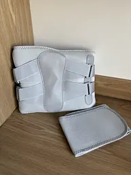 Масажний пояс ALLJOY AJHV2E10 з підігрівом вібрацією та акумулятором 10000 mAh сірий (SKU-104) - мініатюра 10