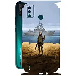 Защитная пленка StatusSKIN для Tecno Spark Go 2020 Корпус Винил Корабль