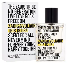 Оригінал Zadig & Voltaire This Is Us 30 мл Туалетна вода - мініатюра 2