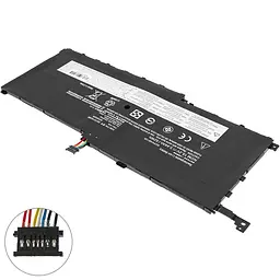 Батарея для ноутбука Lenovo 00HW028 (ThinkPad X1C Карбоновий 6th Generation) 15.2V 3440mAh 52Wh Чорний