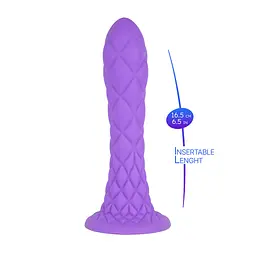 Фалоімітатор Silexd Fantasy Line Dreamy 7”, 18.5 см (фіолетовий) - мініатюра 8