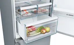 Холодильник із нижньою морозильною камерою Bosch KGN39XL316 сріблястий (KGN39XL316) - мініатюра 5