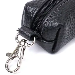 Містка ключниця унісекс з натуральної шкіри SHVIGEL 14,5х4,5х3 см acs0032261 - мініатюра 5