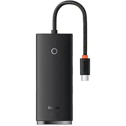 Хаб розгалужувач Baseus Lite Series 4 портовий Usb-C - 4 Usb-A 3.0 25 см (WKQX030301)