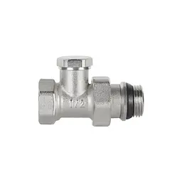 Кран радіаторний SD Plus 1/2" ВЗ з антипротіканням прямий SD227W15 - мініатюра 3