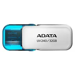 USB-флешнакопичувач ADATA 32GB UV240 білий USB 2.0 (AUV240-32G-RWH)