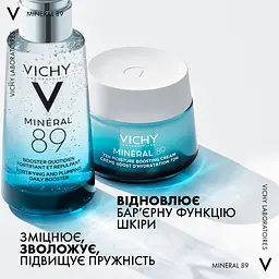 Легкий крем для всіх типів шкіри обличчя Vichy Mineral 89 Light 72H Moisture Boosting Cream 50 мл - мініатюра 12