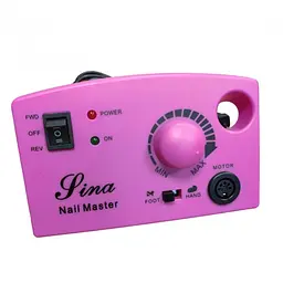 Фрезер для манікюру та педикюру Nail Master Lina 5227, 30000 об./хв, фрезер для нігтів Рожевий - мініатюра 2
