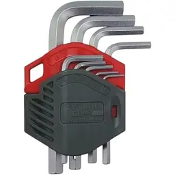 Набір ключів Wurth Г-подібних HEX короткі S2 SW1.5-10 mm 9 шт. Red Stripe (арт. 5752042230)