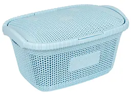 Корзина для білизни Violet House 1002 Віолетта Blue 28 л (6852878)