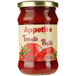 Томатна паста Appetito Piatto 25% 300 г х 3 шт.