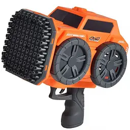 Пістолет з мильними бульбашками SHT KB1294 Car на 139 отворів + 2xbottle 60ml Orange - мініатюра 3