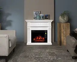 Камінокомплект ArtiFlame BEETHOVEN AF23S БІЛИЙ Б'ЯНКО (зі звуком) - мініатюра 3