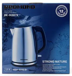 Електрочайник Redmond RK-M287X 1.7 л нержавіюча сталь - мініатюра 4