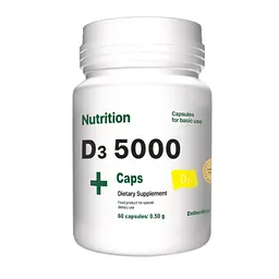 Вітаміни та мінерали EntherMeal D3 5000 60 капсул