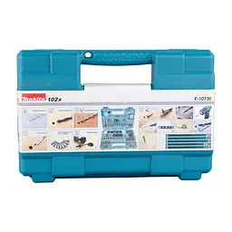 Набір свердл, біт та насадок (102 предмети) Makita E-10730 - мініатюра 6
