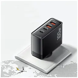 Зарядное устройство 2xUSB-C + 2xUSB 100W Essager (ECT2CA-QYB01-Z) - миниатюра 10