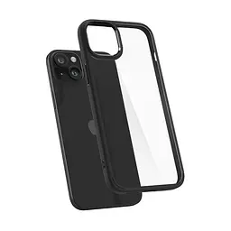 Чехол Spigen Ultra Hybrid для iPhone 15 Plus Matte Black (ACS06657) + защитное стекло - мініатюра 5